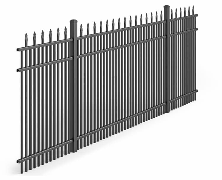 Williamsburg style aluminum fence section - Model 309
