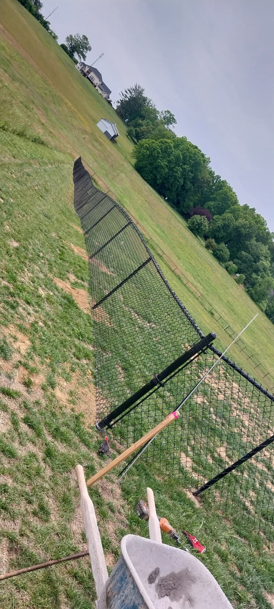 Bean Station TN fence installation project 2