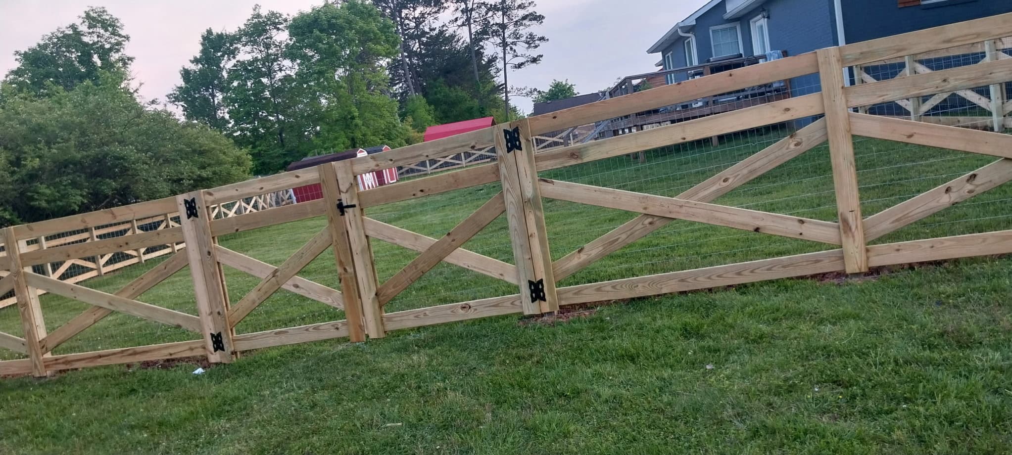 Bean Station TN fence installation project 3