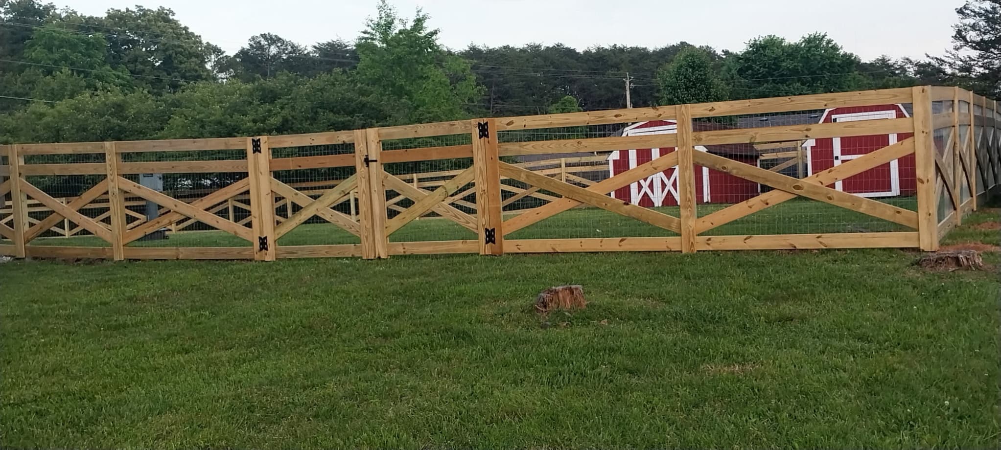 Bean Station TN fence installation project 4