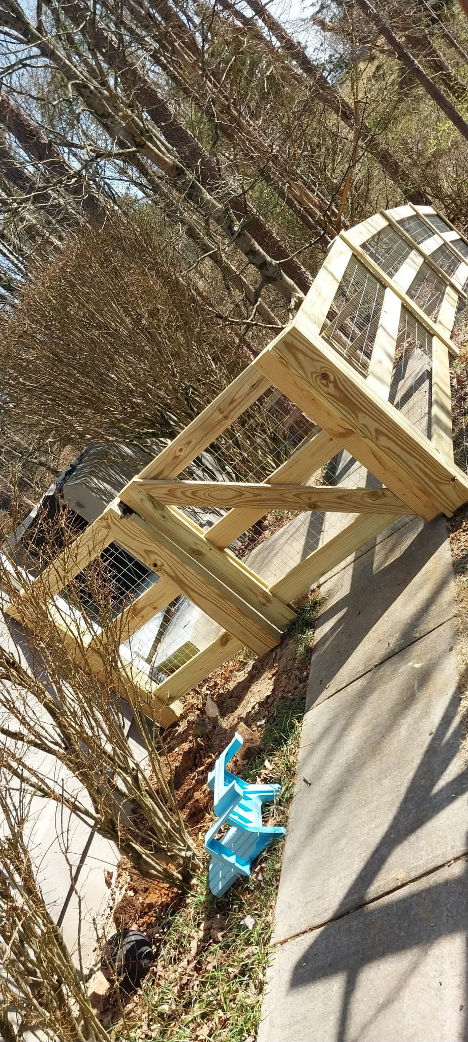 Cosby TN fence installation project 2