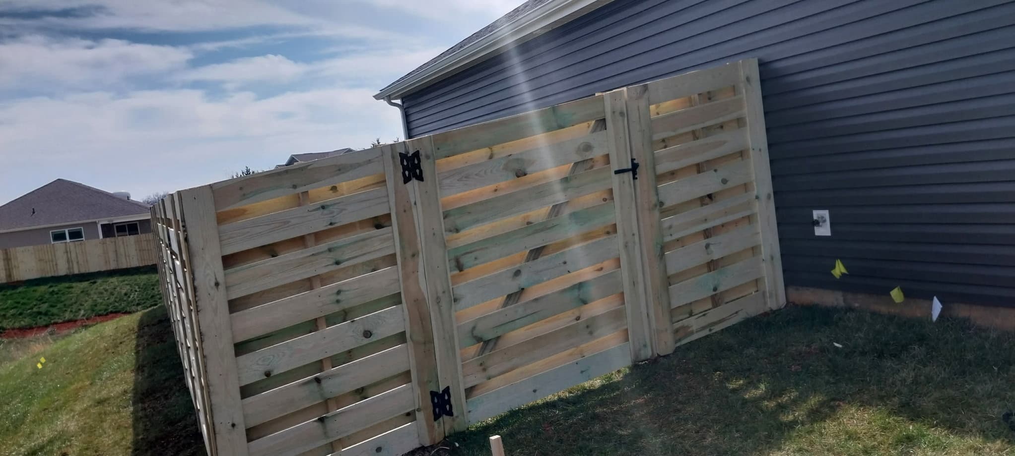 Cosby TN fence installation project 4