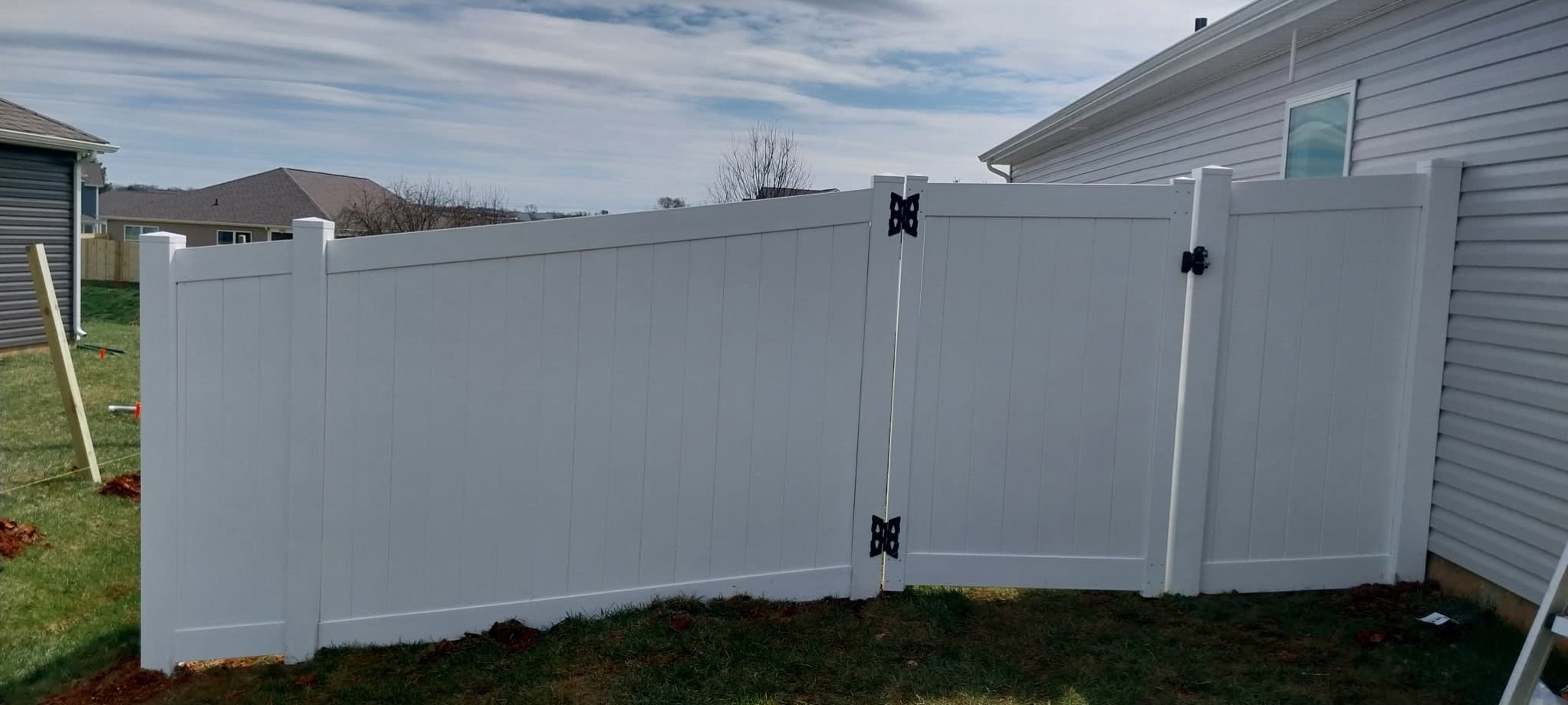 Cosby TN fence installation project 5
