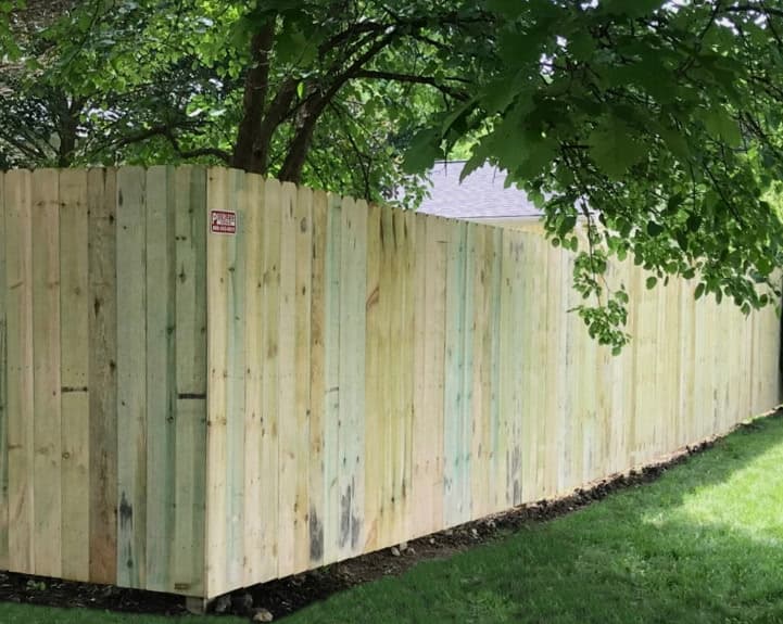 Cosby TN fence installation project 7