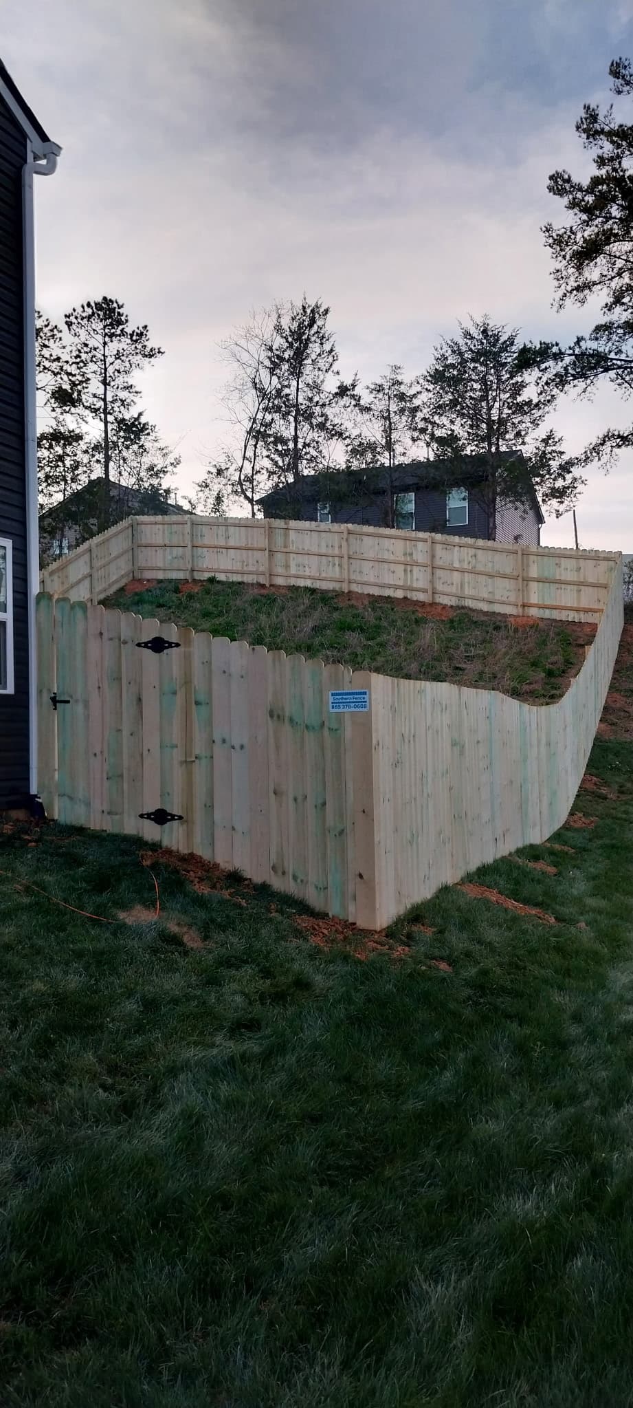 Dandridge TN fence installation project 3