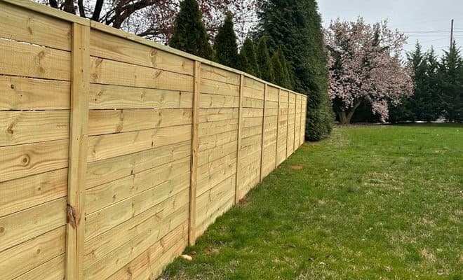 Dandridge TN fence installation project 6