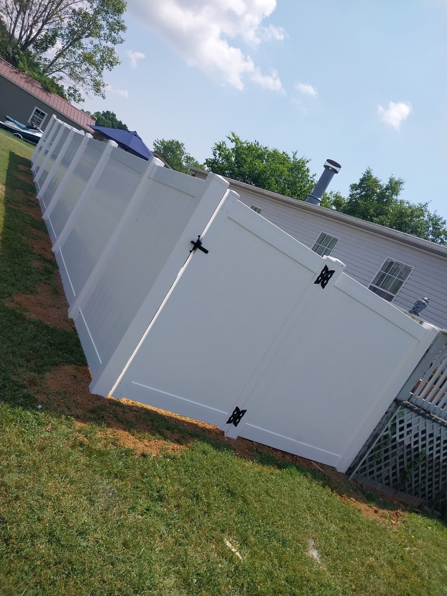 Dandridge TN fence installation project 8