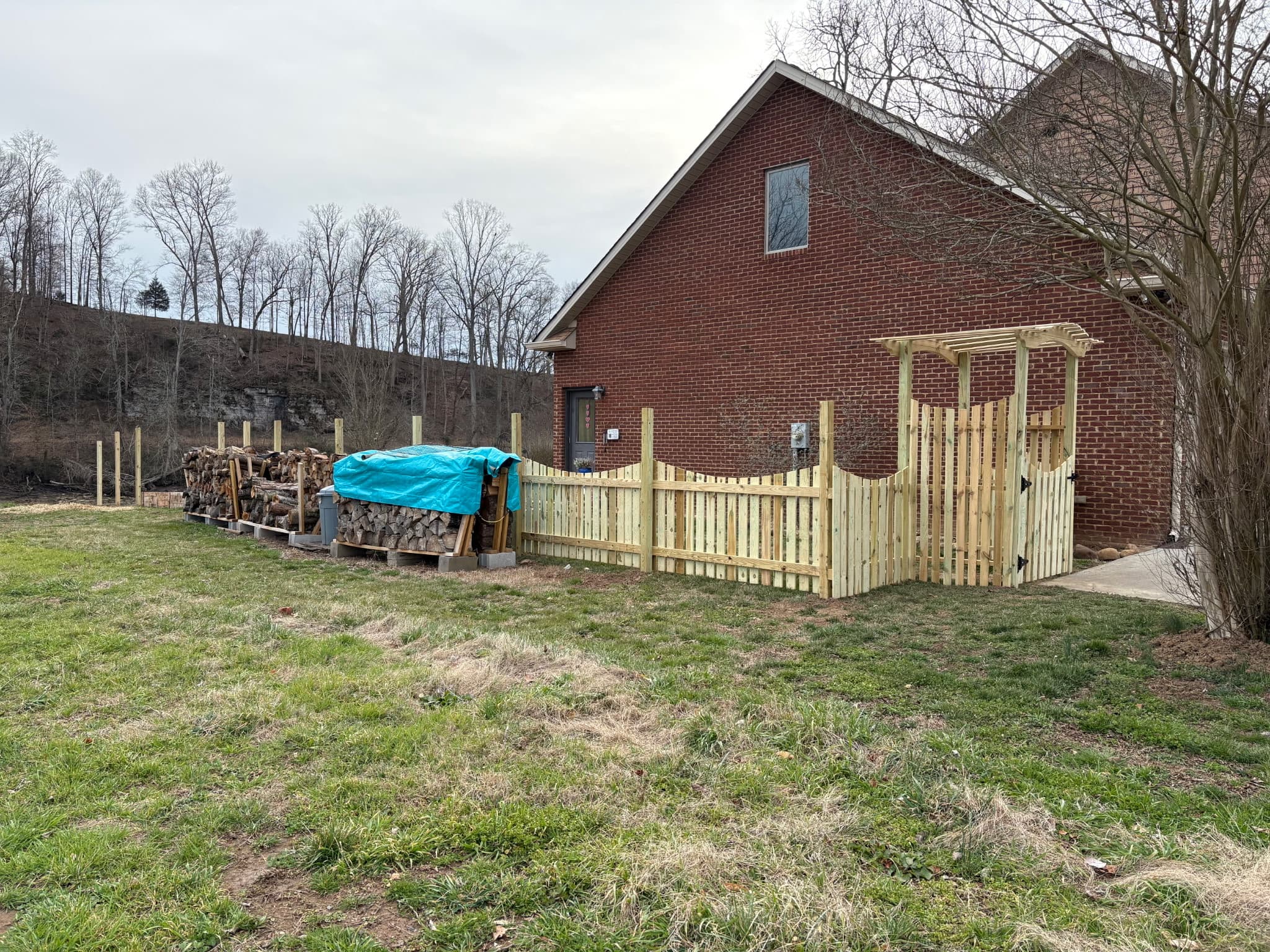 Farragut TN fence installation project 3