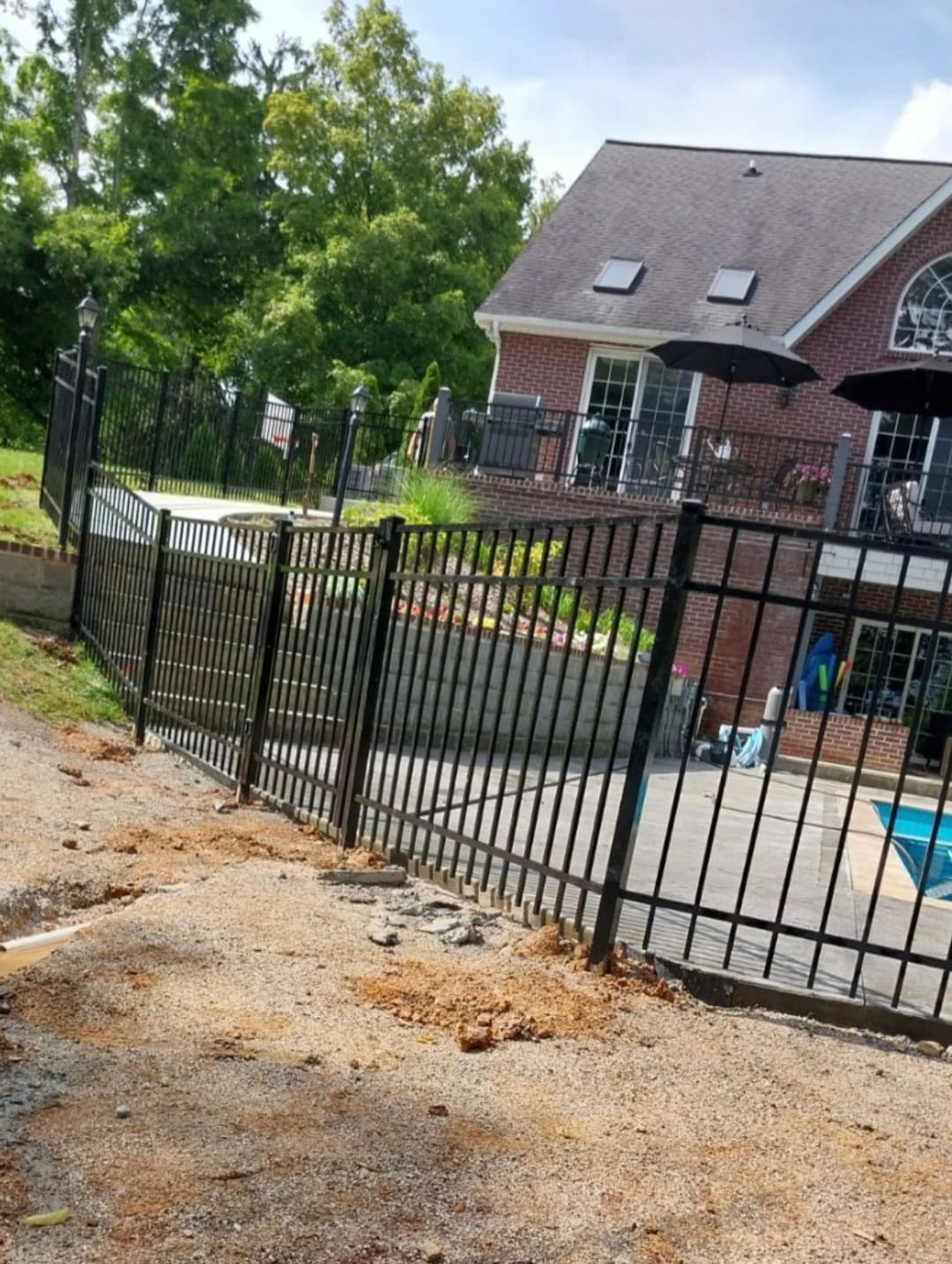 Farragut TN fence installation project 7