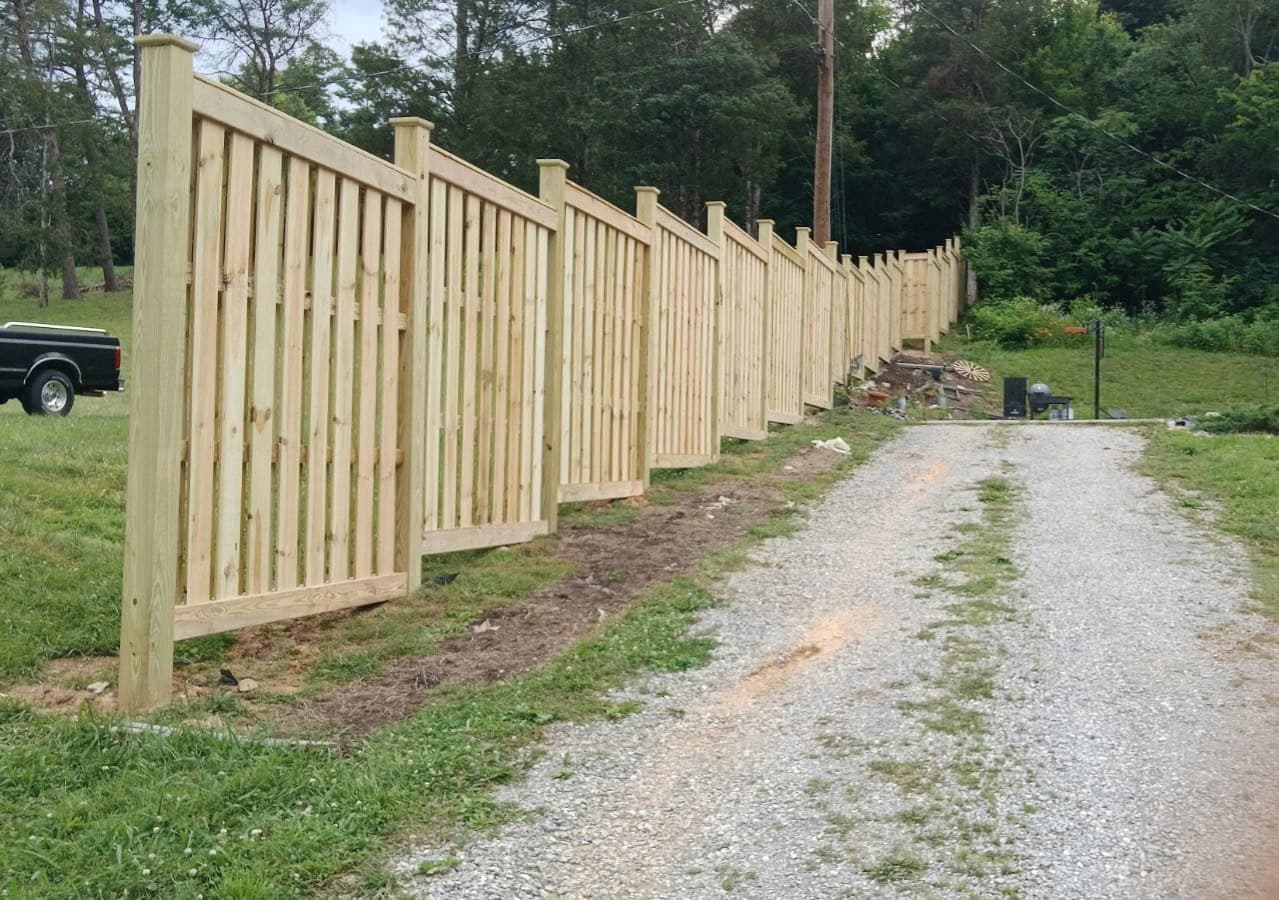 Farragut TN fence installation project 16