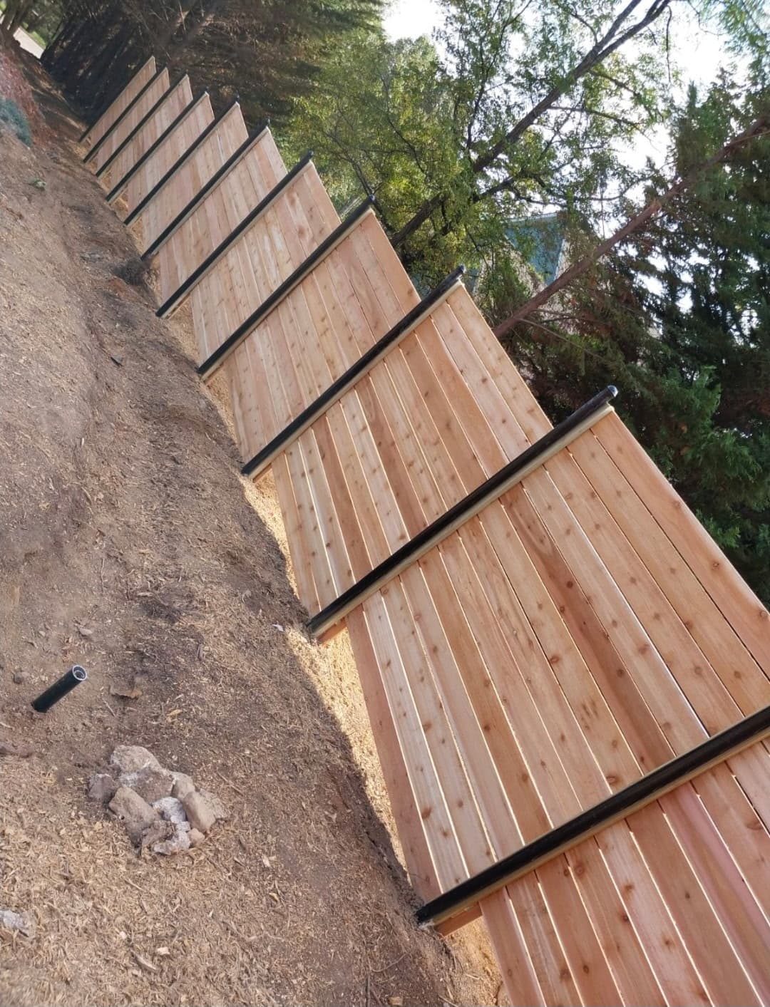 Gatlinburg TN fence installation project 1