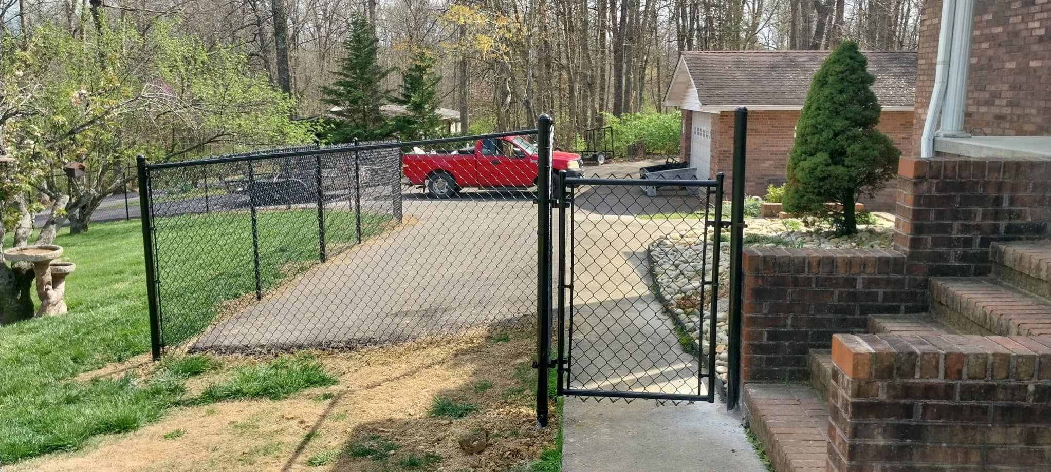 Gatlinburg TN fence installation project 2