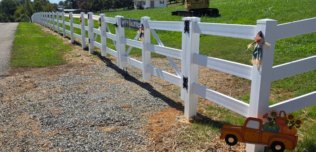 Greeneville TN fence installation project 10