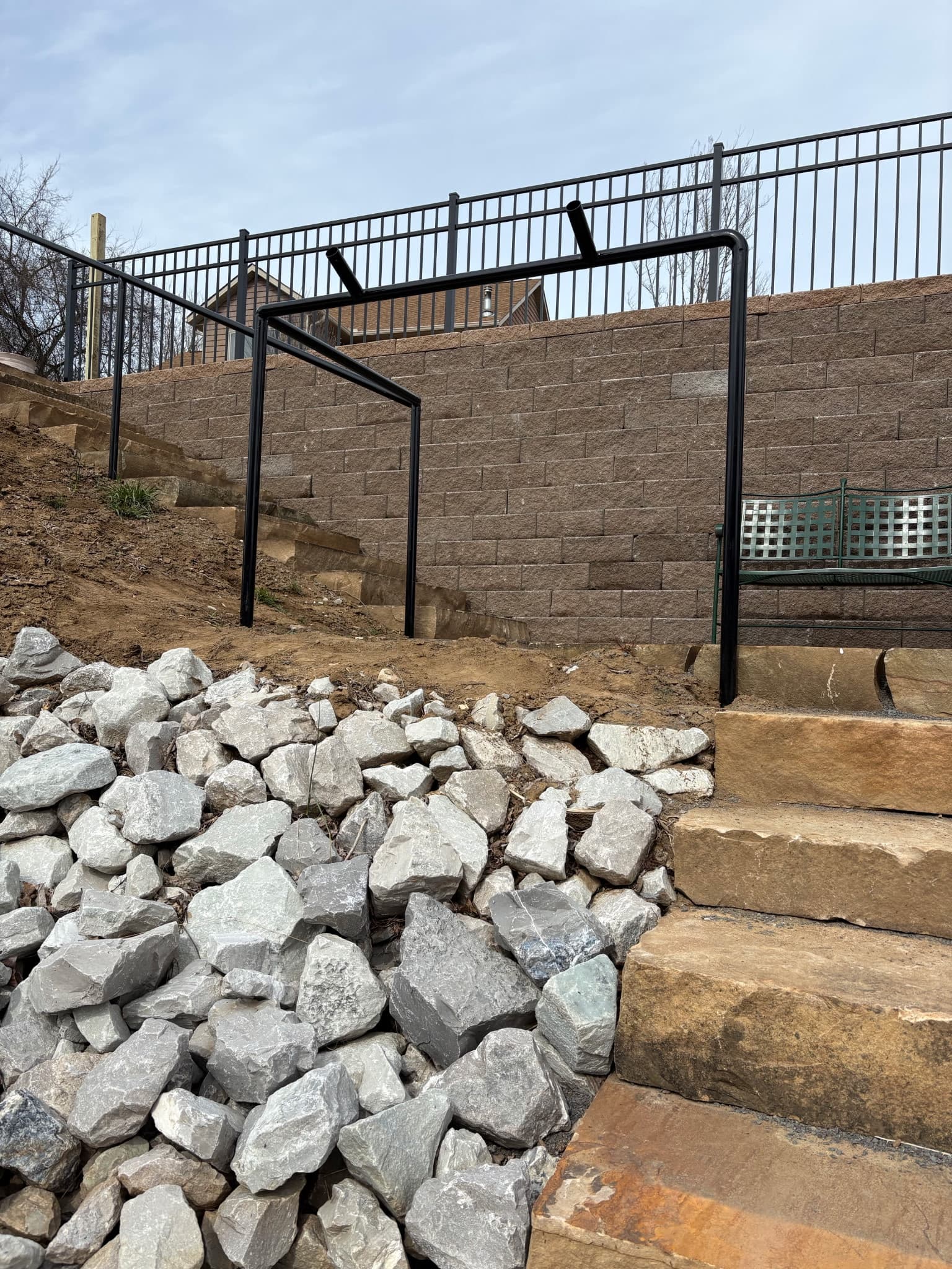 Jefferson City TN fence installation project 2