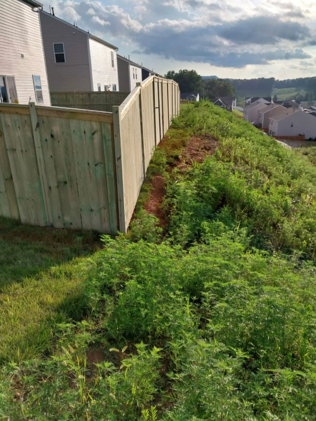 Jefferson City TN fence installation project 4