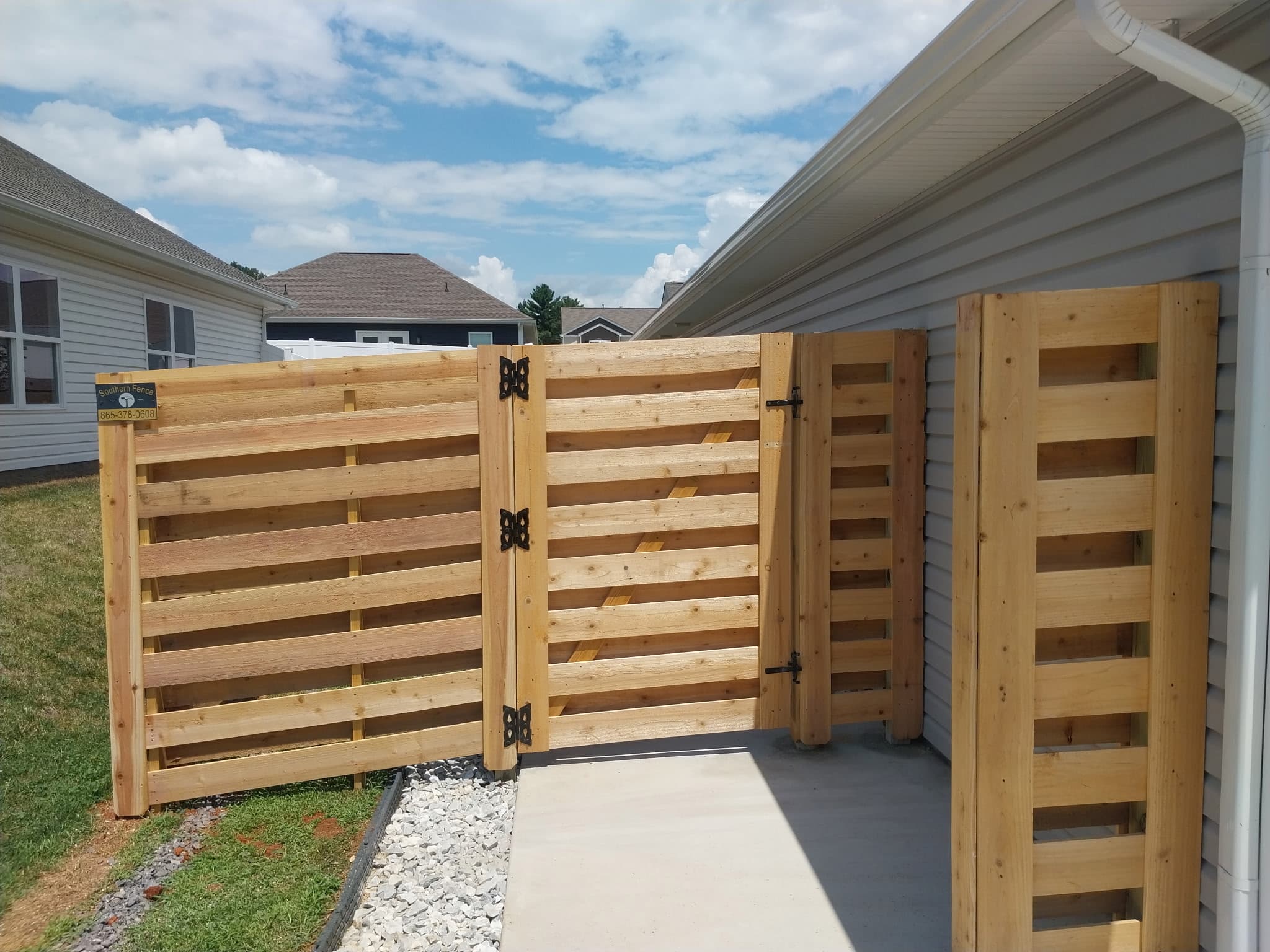 Jefferson City TN fence installation project 8