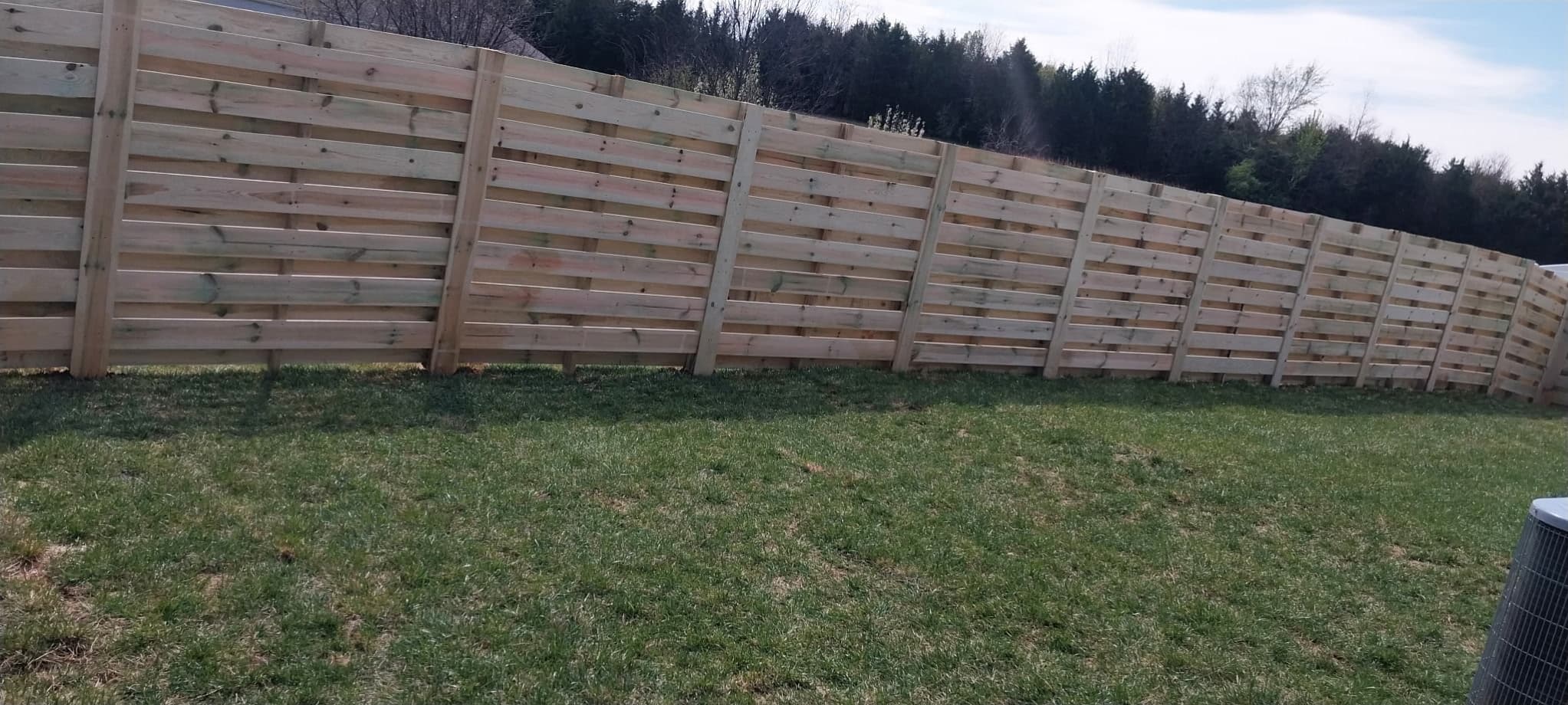 Karns TN fence installation project 3