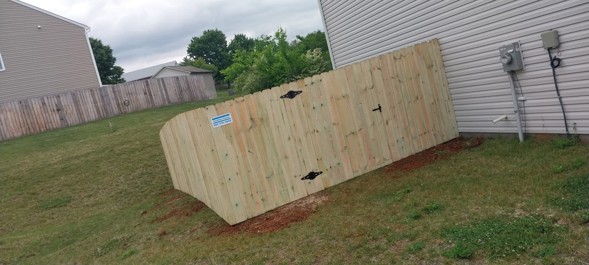 Knoxville TN fence installation project 6