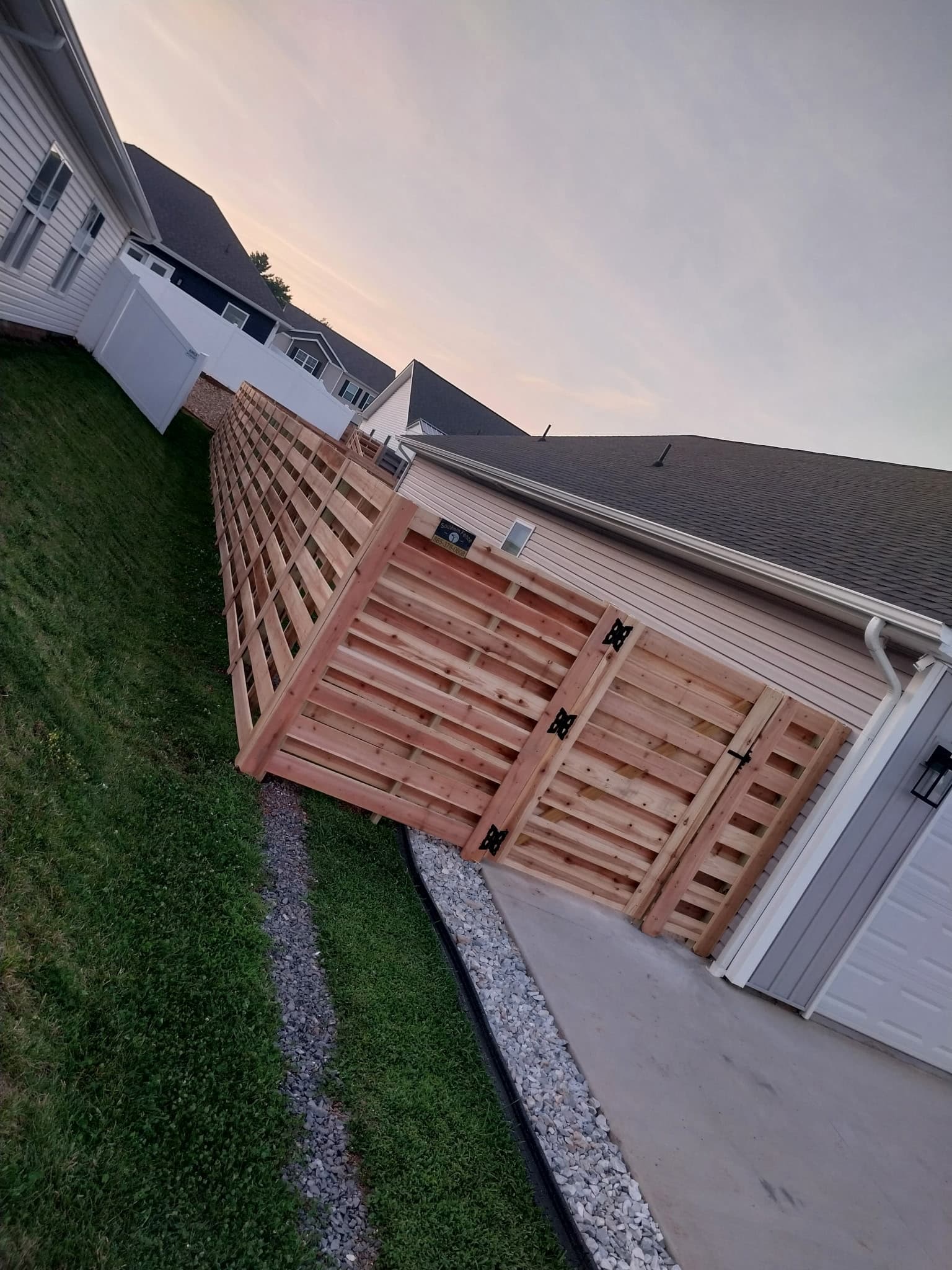Knoxville TN fence installation project 19