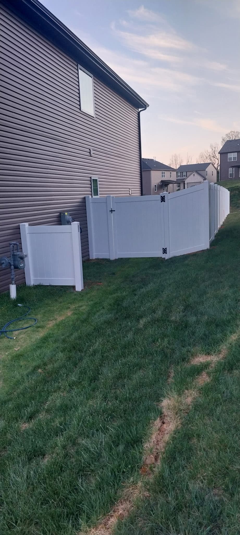 Lenoir City TN fence installation project 1