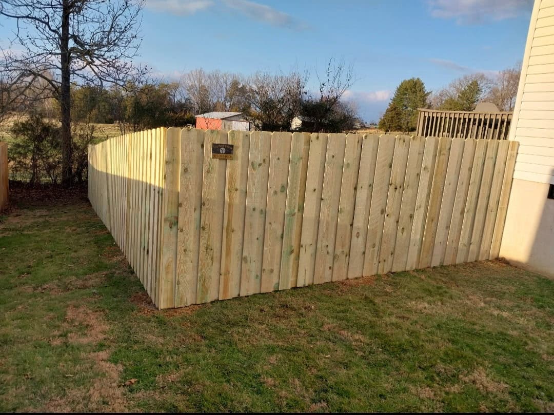 Lenoir City TN fence installation project 8