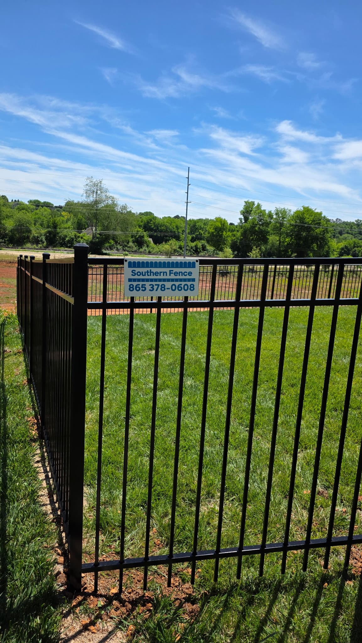Loudon TN fence installation project 1