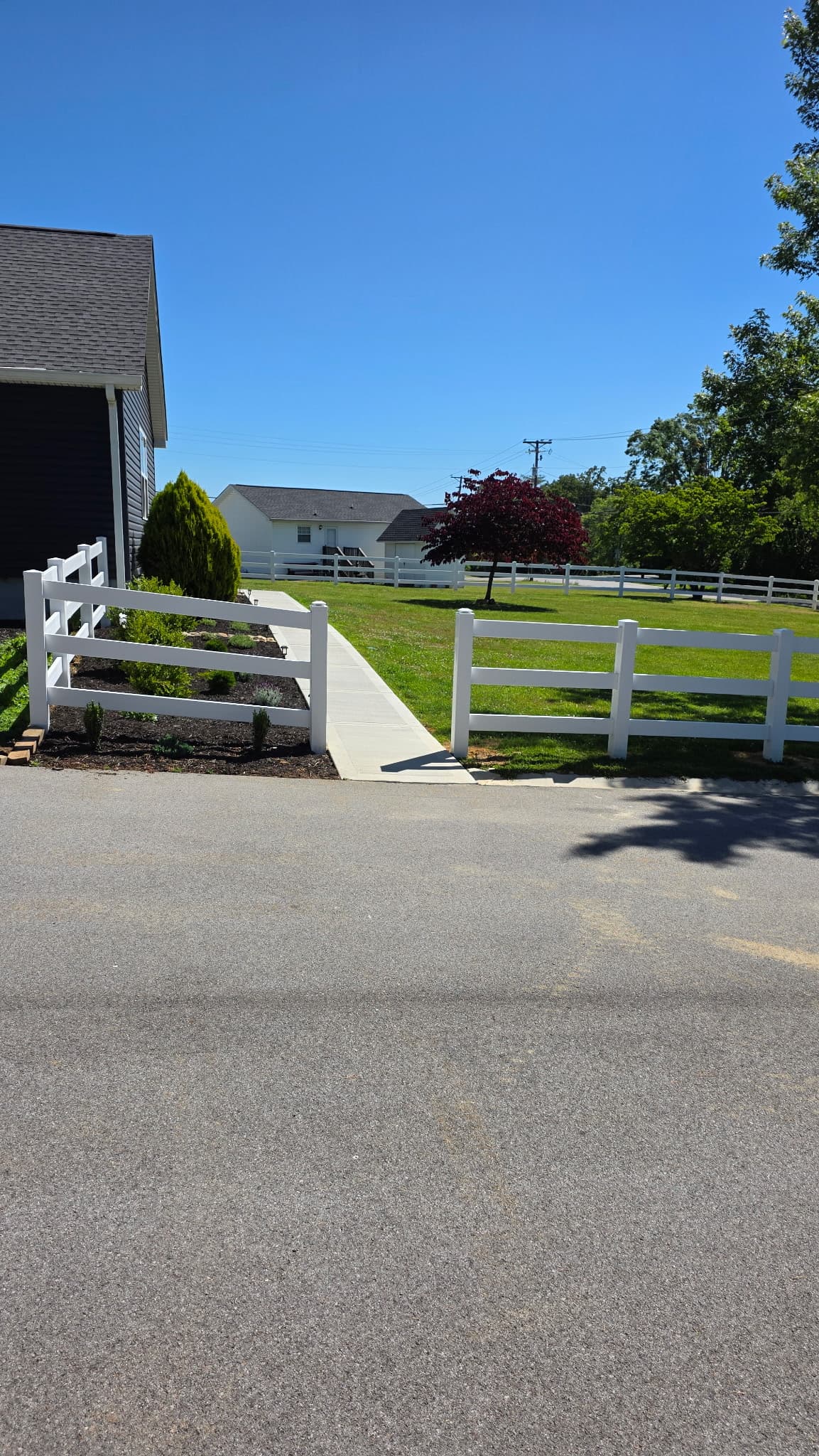 Loudon TN fence installation project 2