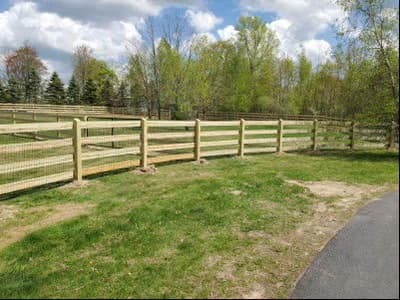 Loudon TN fence installation project 3