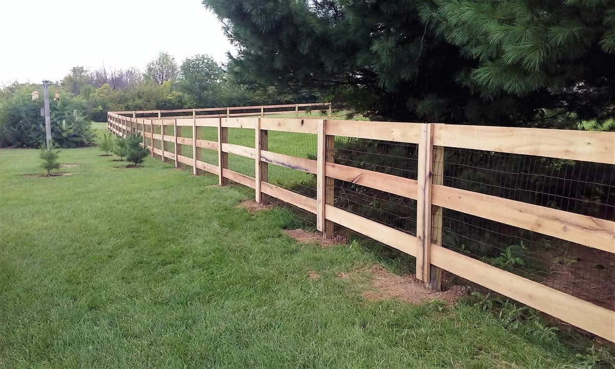 Loudon TN fence installation project 7