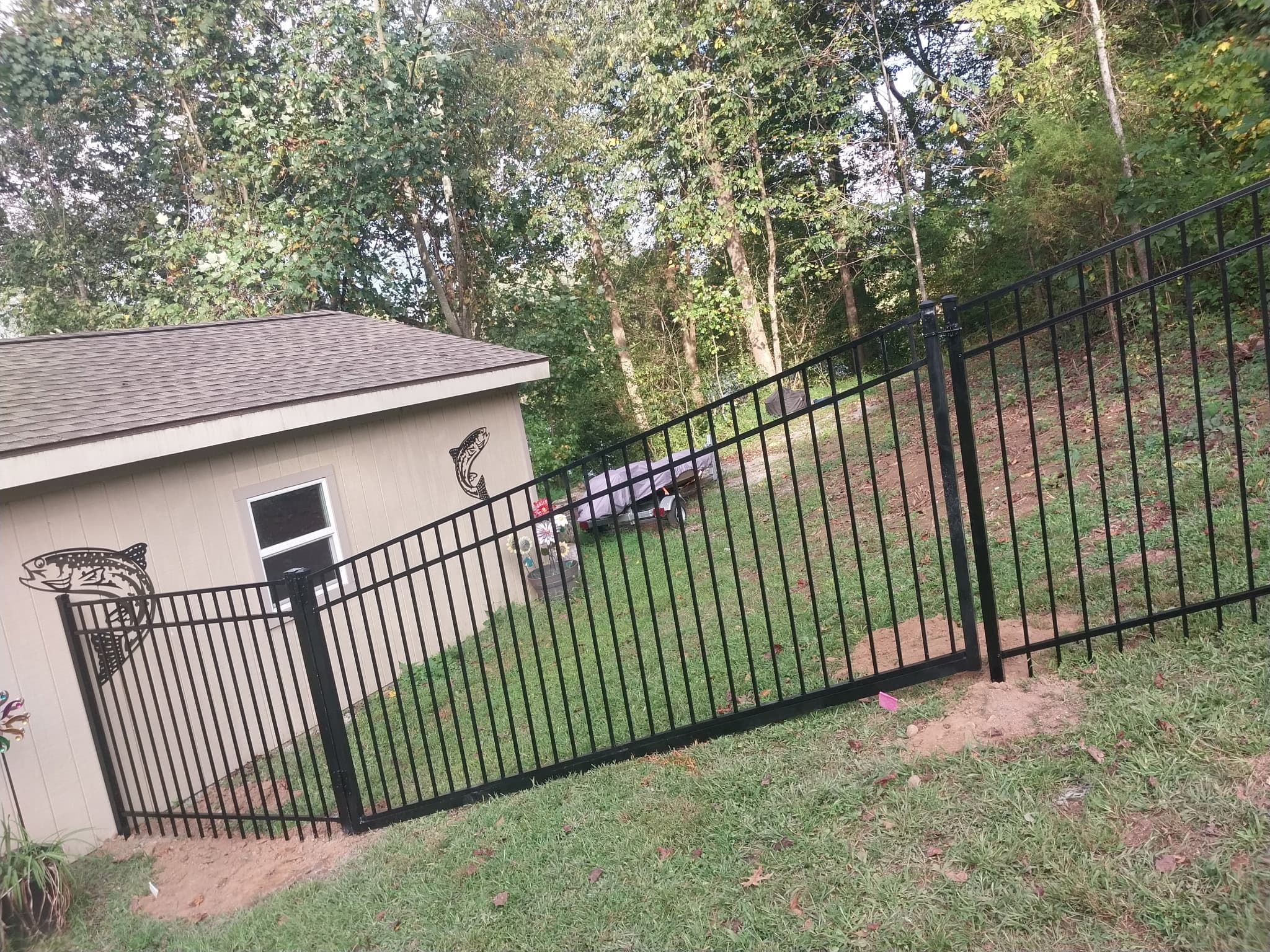 Maryville TN fence installation project 1