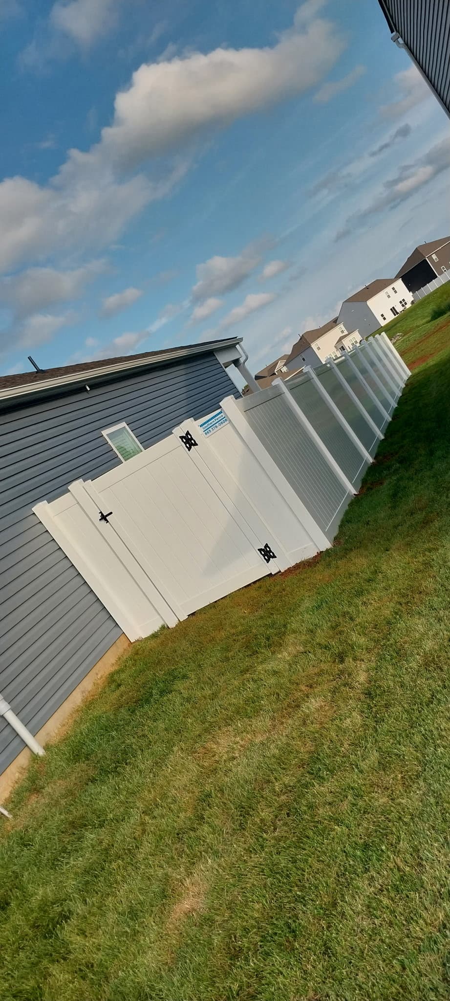 Maryville TN fence installation project 2