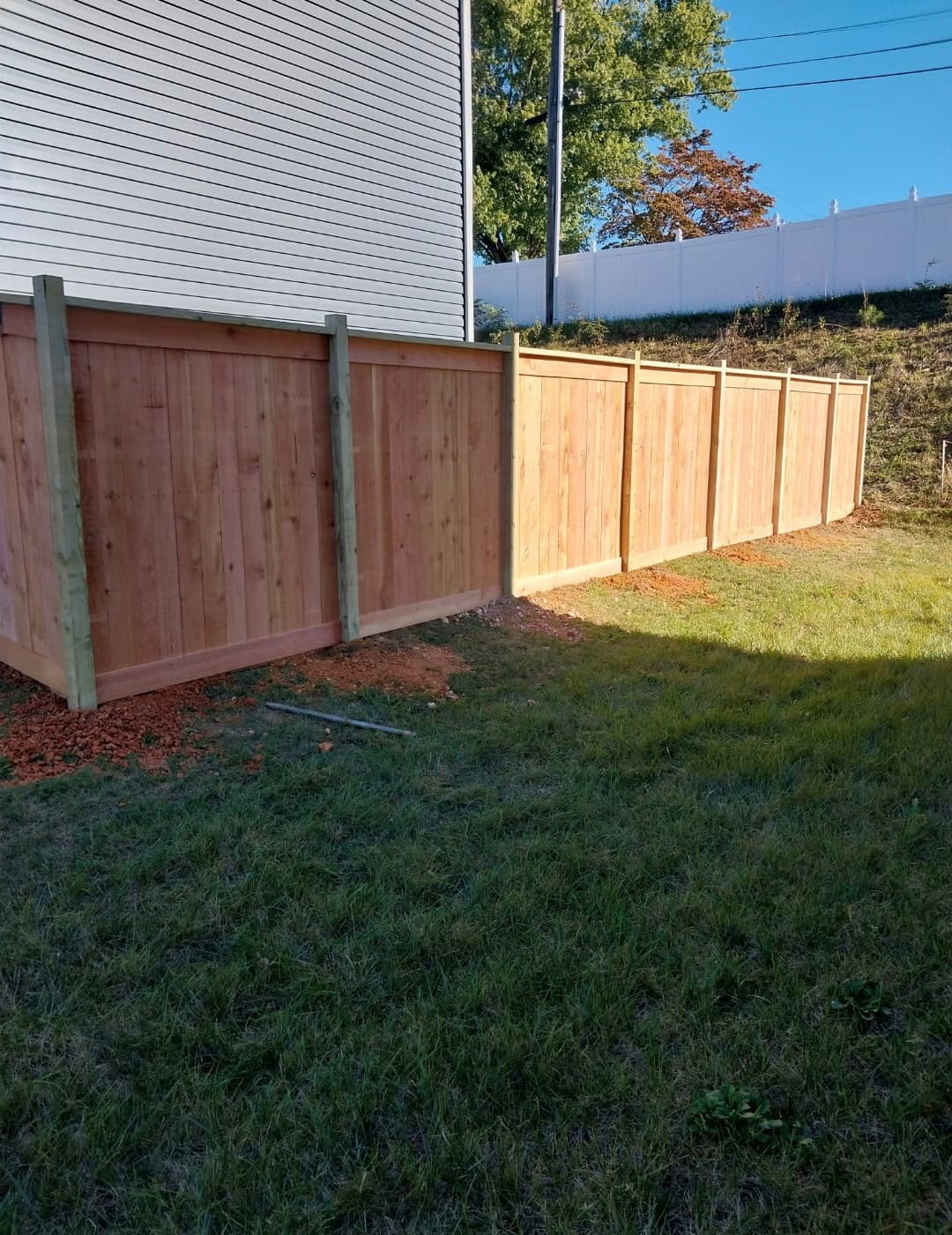 Oak Ridge TN fence installation project 3