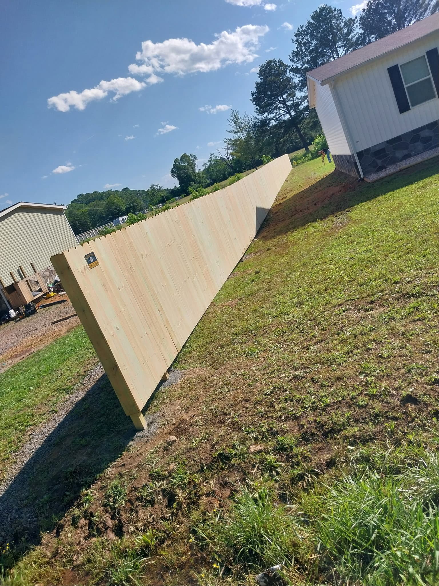 Oak Ridge TN fence installation project 7
