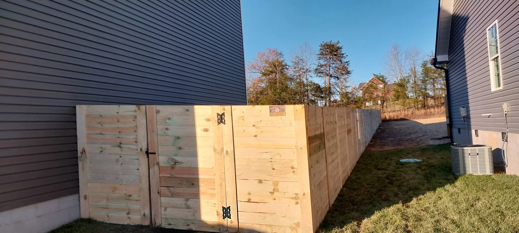 Powell TN fence installation project 1