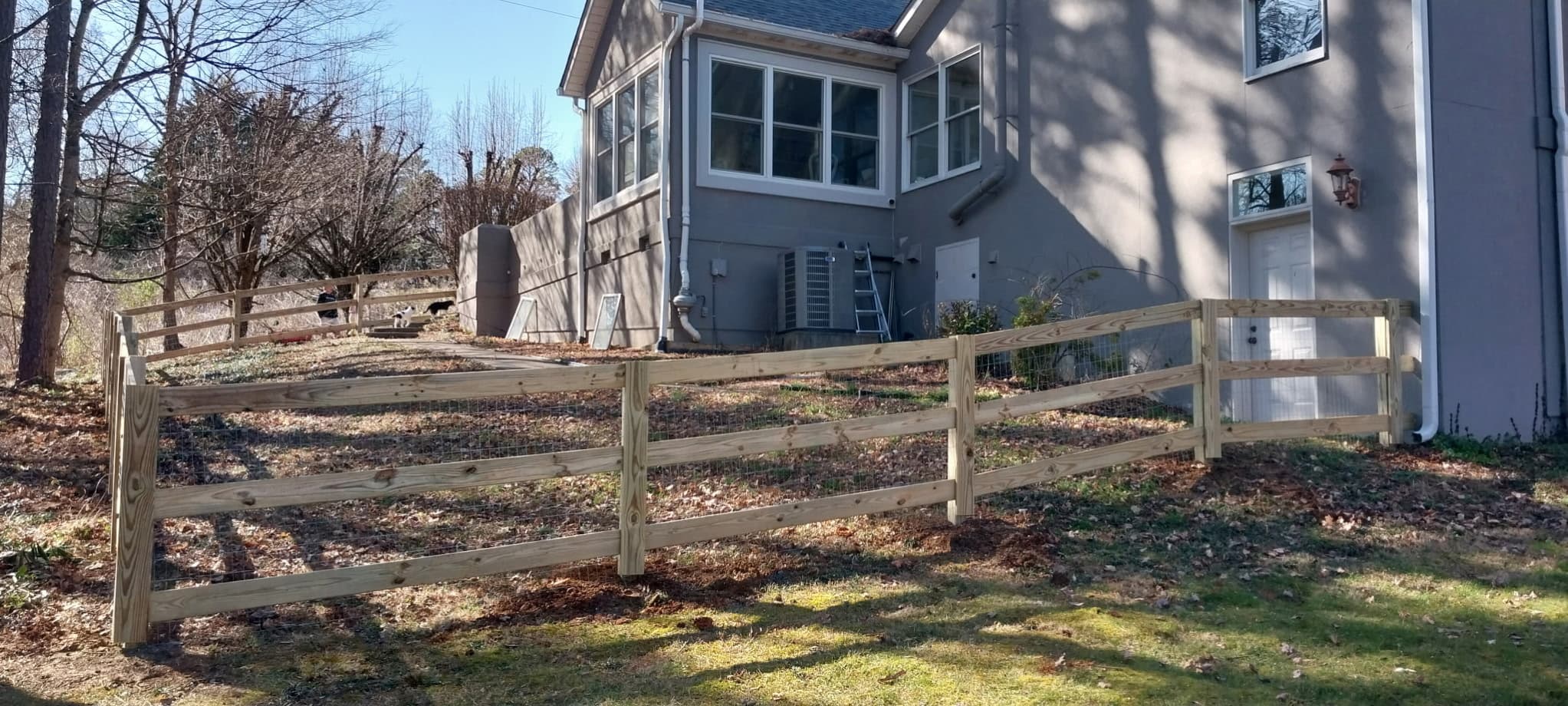 Rocky Top TN fence installation project 1