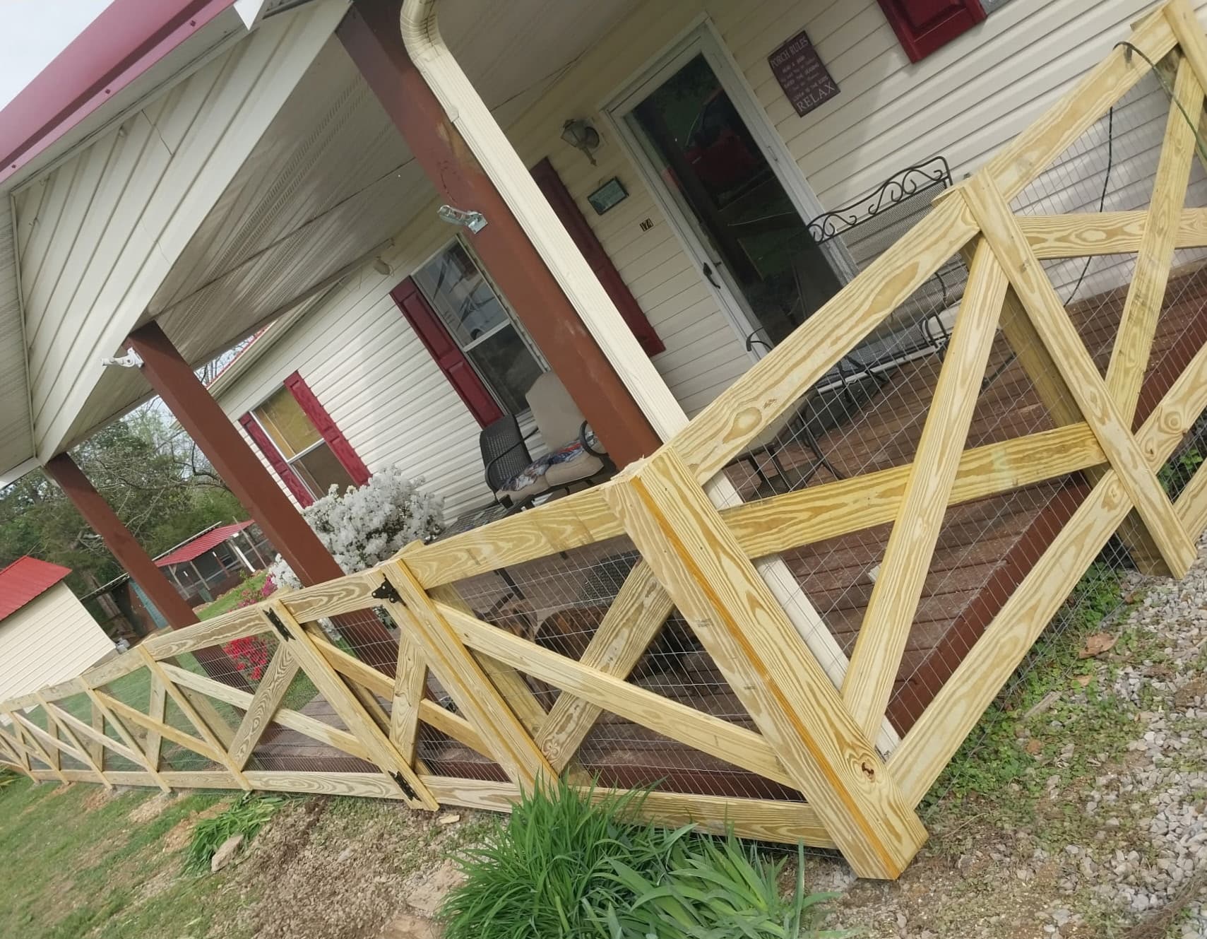 Rocky Top TN fence installation project 4