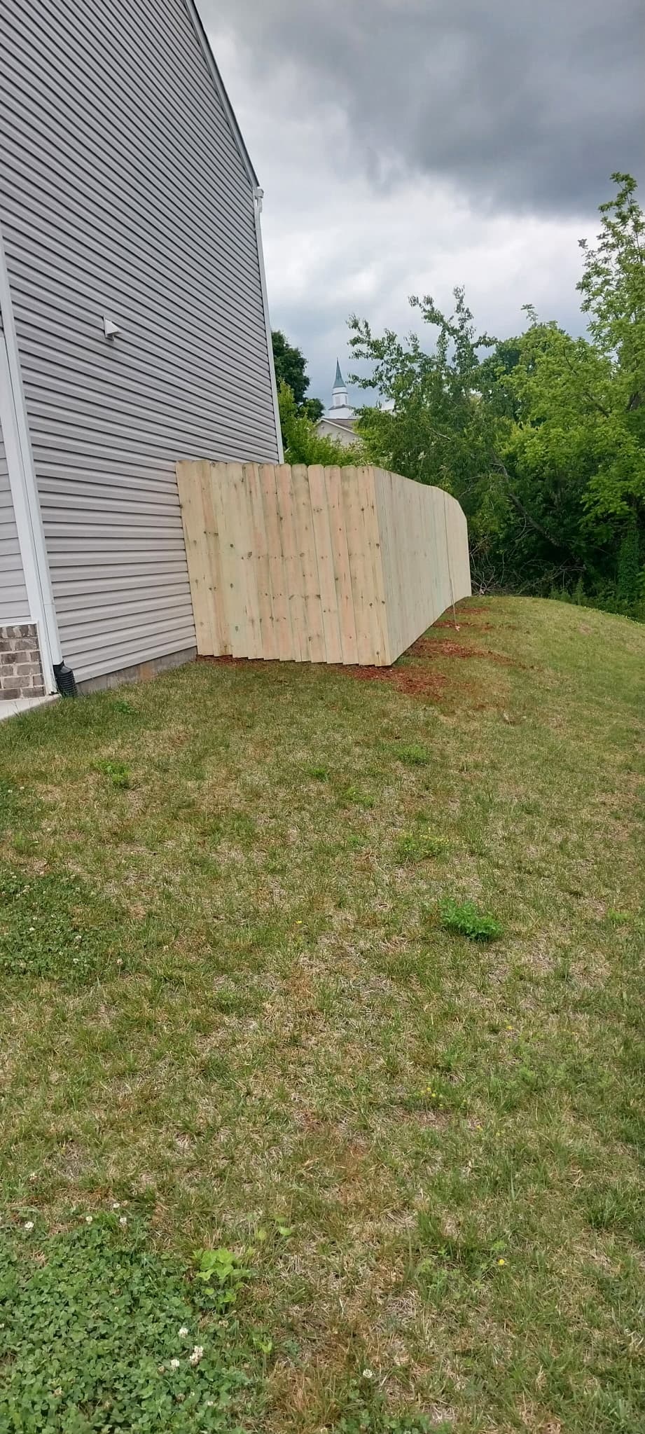 Sevierville TN fence installation project 5