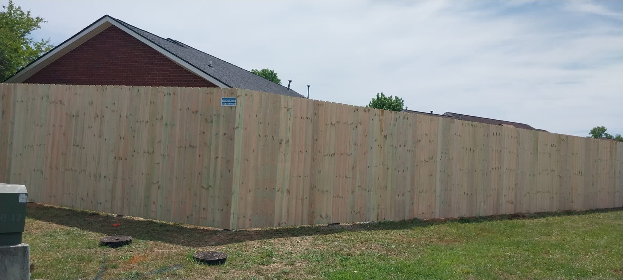 Sevierville TN fence installation project 6