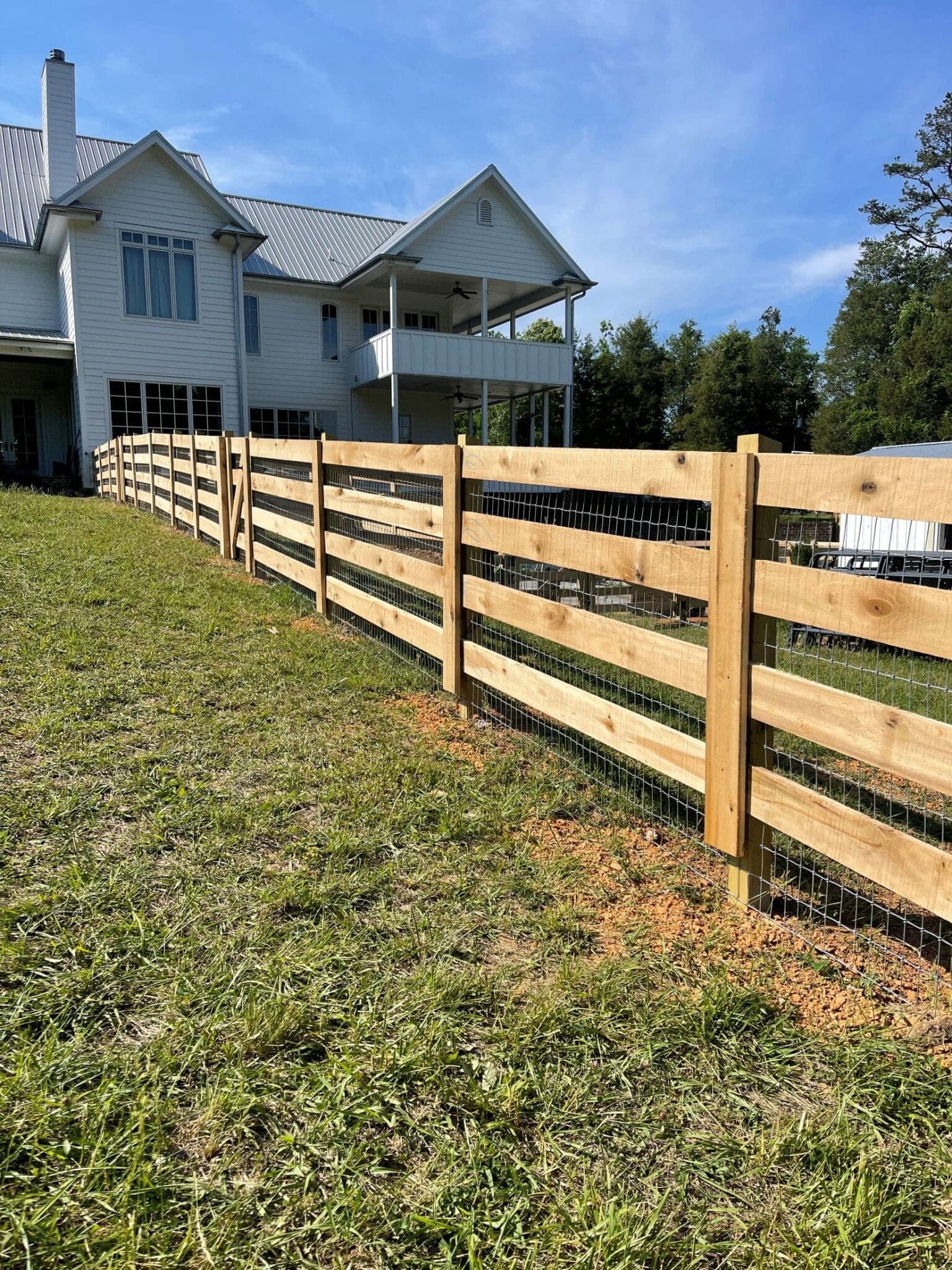 Seymour TN fence installation project 4