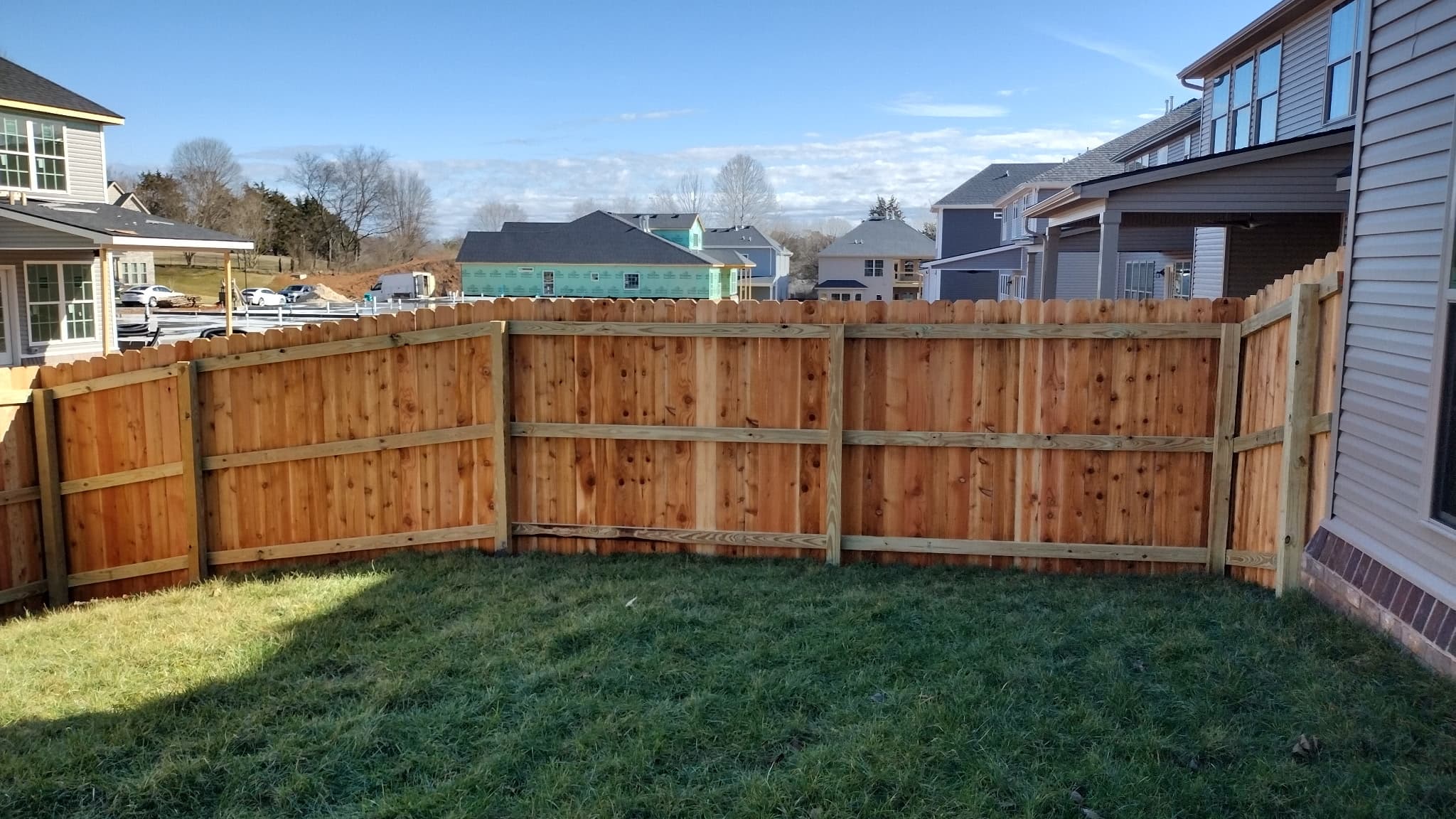 Tellico Plains TN fence installation project 5